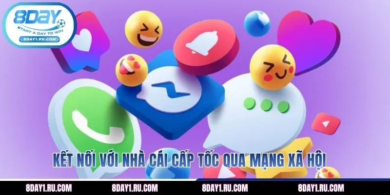 Kết nối với nhà cái cấp tốc qua mạng xã hội